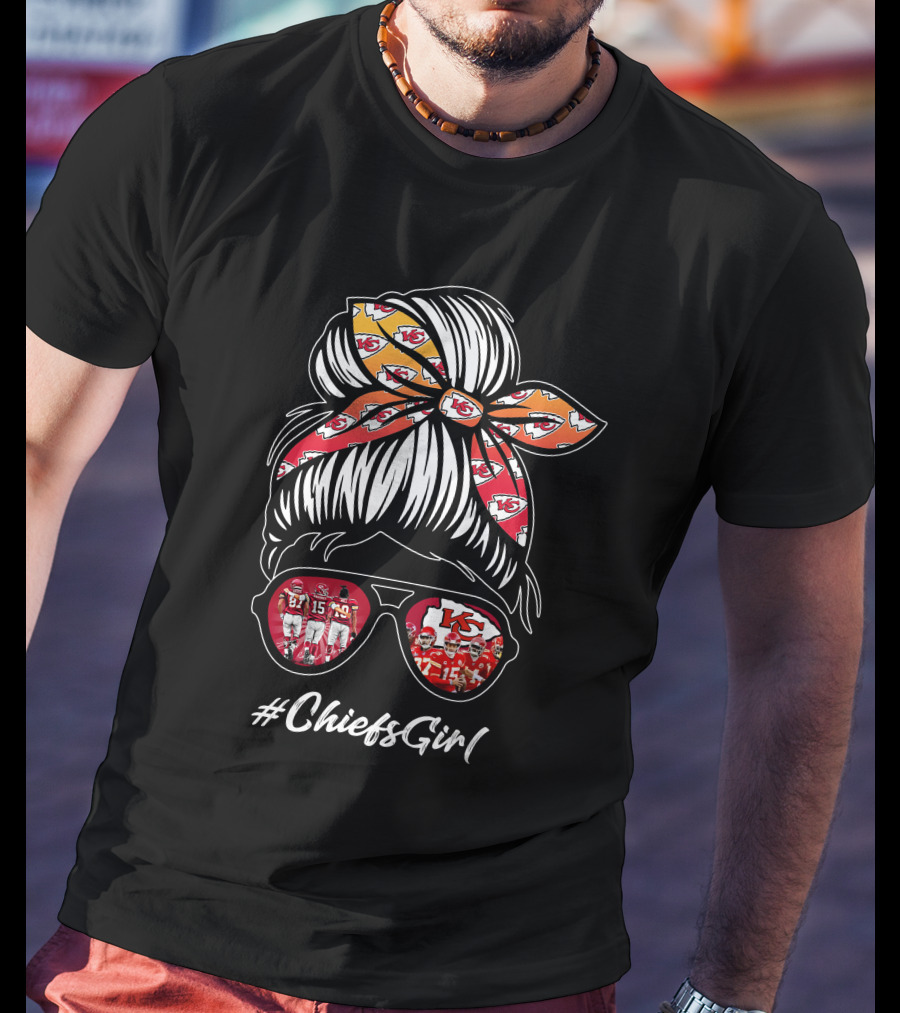 Kansas City Chiefs Football Lover #ChiefsGirl T-Shirt
