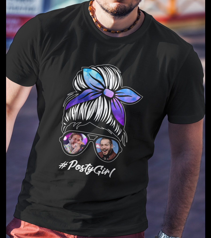 PostyGirl Bow Sunglass Concert T-Shirt