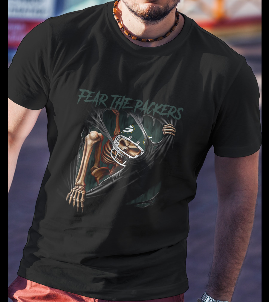 Fear The Packers Green Bay Packers 515NFL L1MTH T-Shirt