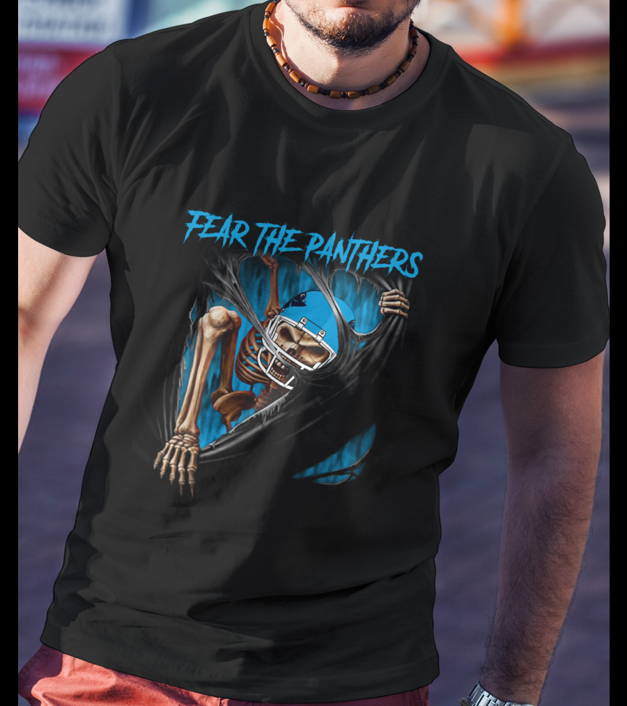 Carolina Panthers Fear The Panthers 515NFL L1MTH T-Shirt