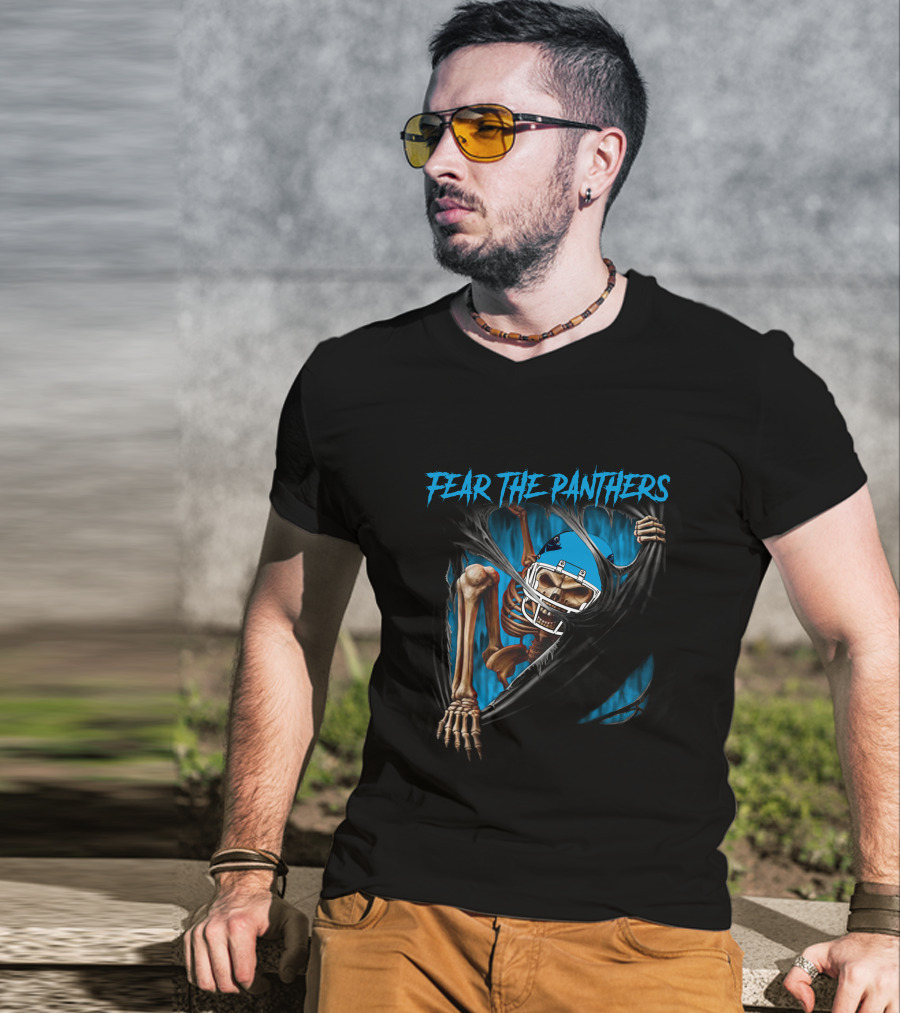 Carolina Panthers Fear The Panthers 515NFL L1MTH T-Shirt