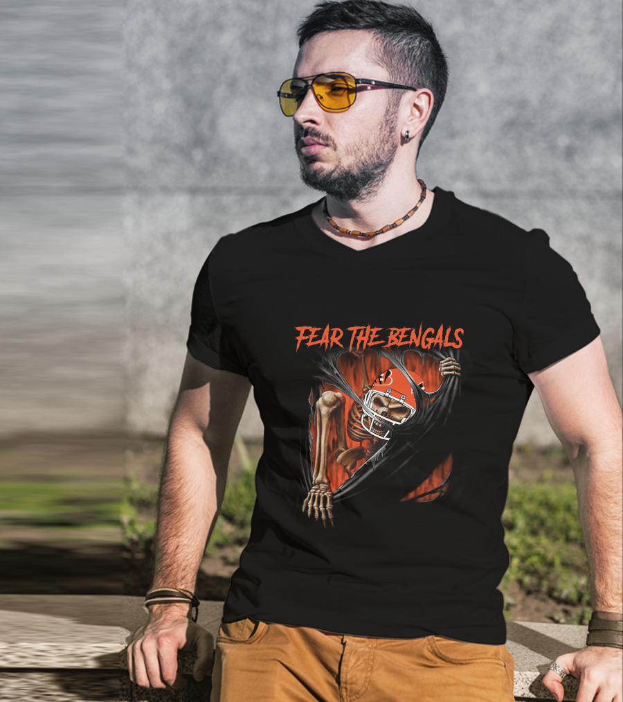 Fear The Bengals Cincinnati Bengals 515NFL L1MTH T-Shirt