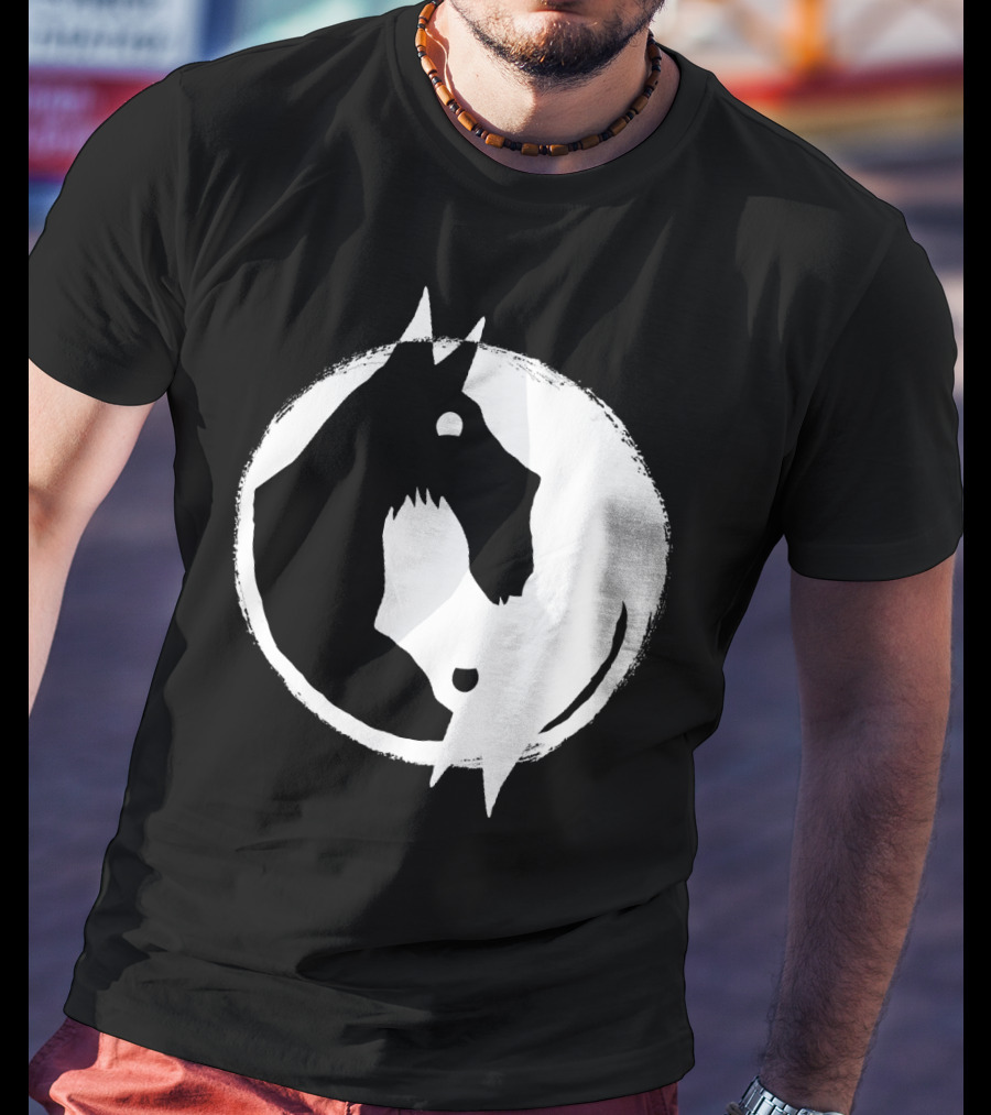 Yin Yang Dog Scottish Terrier T-Shirt