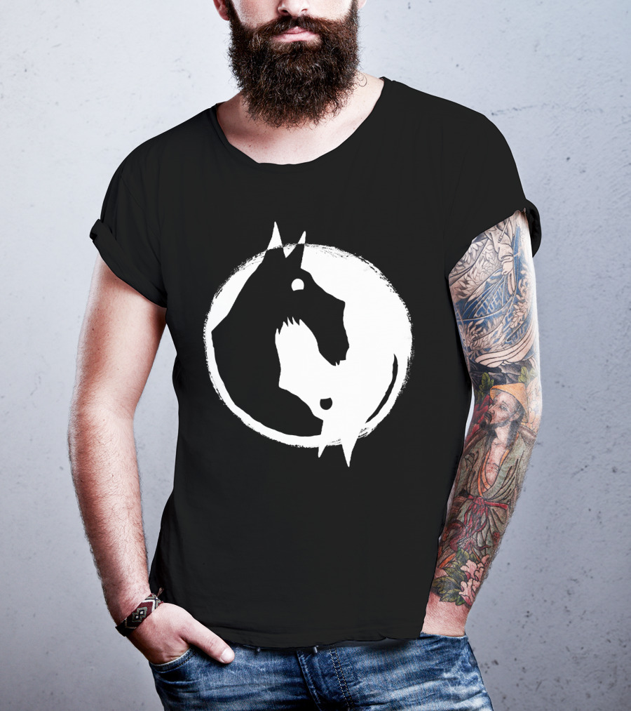 Yin Yang Dog Scottish Terrier T-Shirt