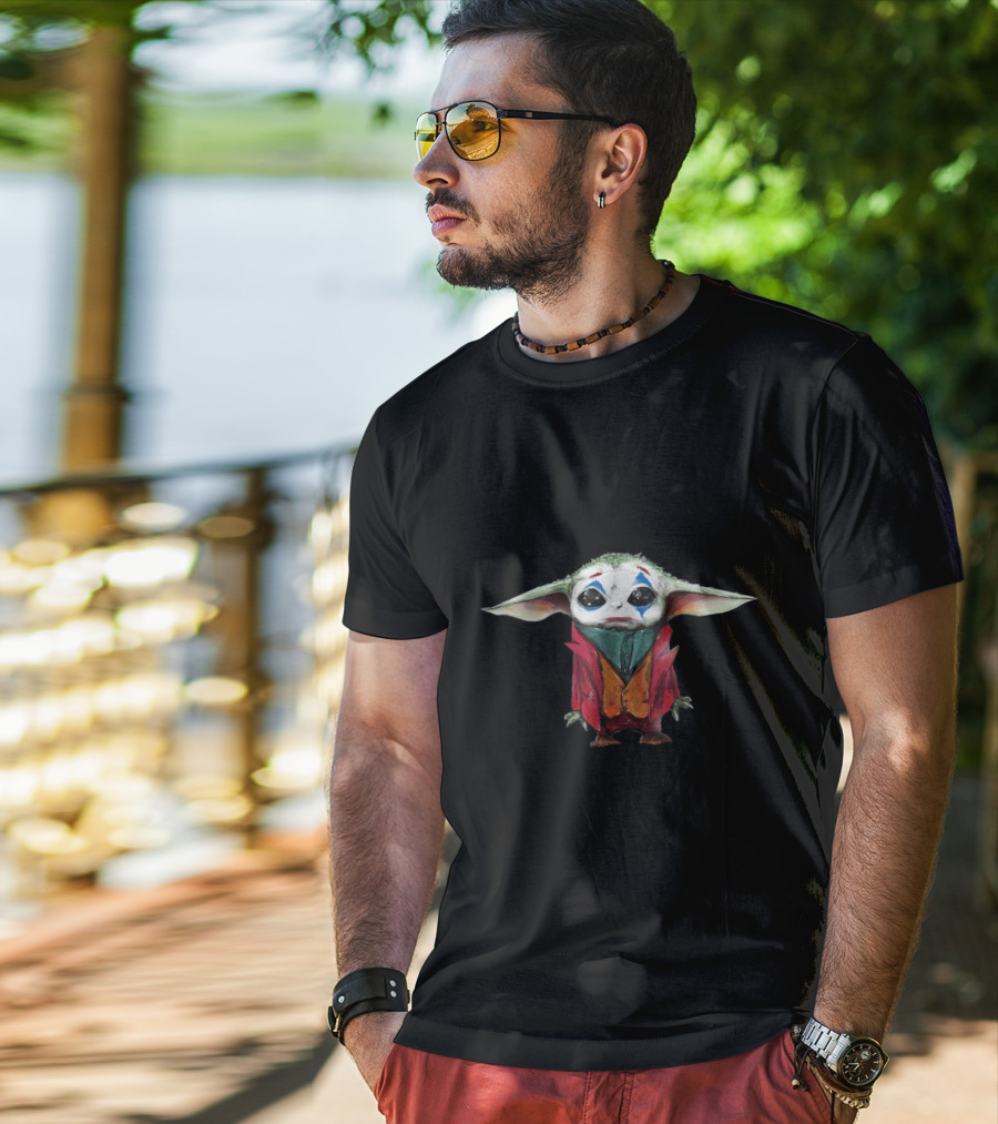 Yoda Joker Clown Crossover T-Shirt
