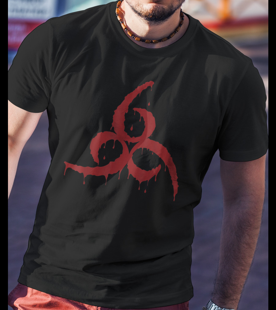 666 Devil Number Of The Beast Satan Biohazard T-Shirt