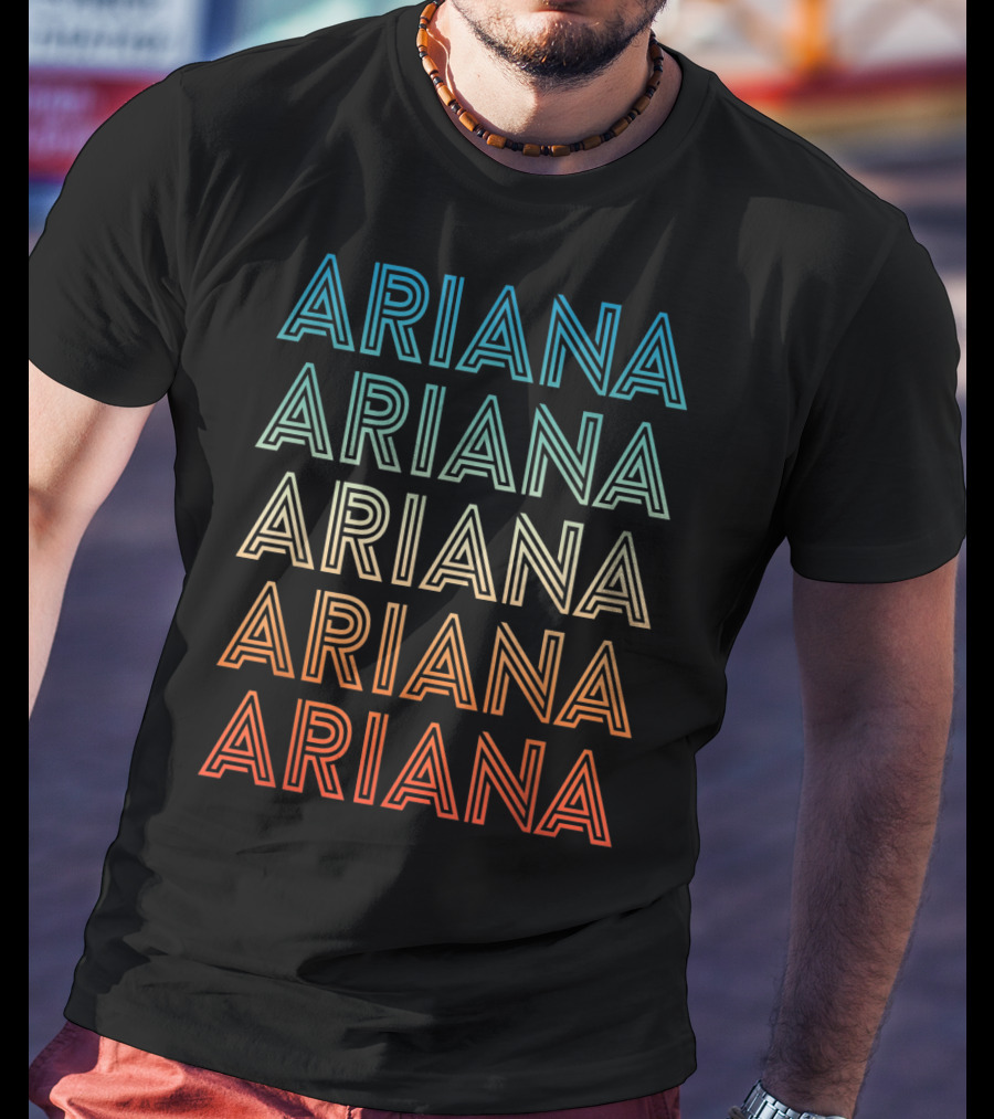 Ariana Multi-Color Gradient T-Shirt
