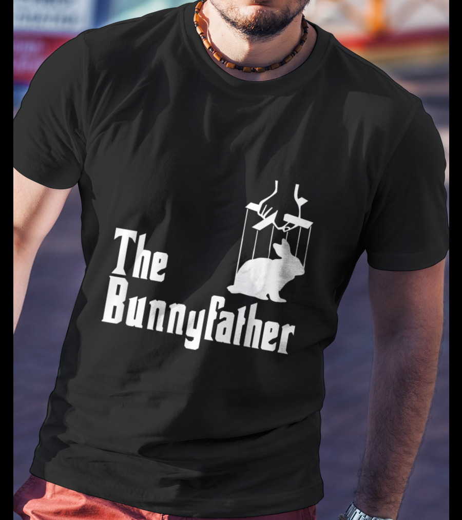 The Bunnyfather Funny Mens Rabbit T-Shirt