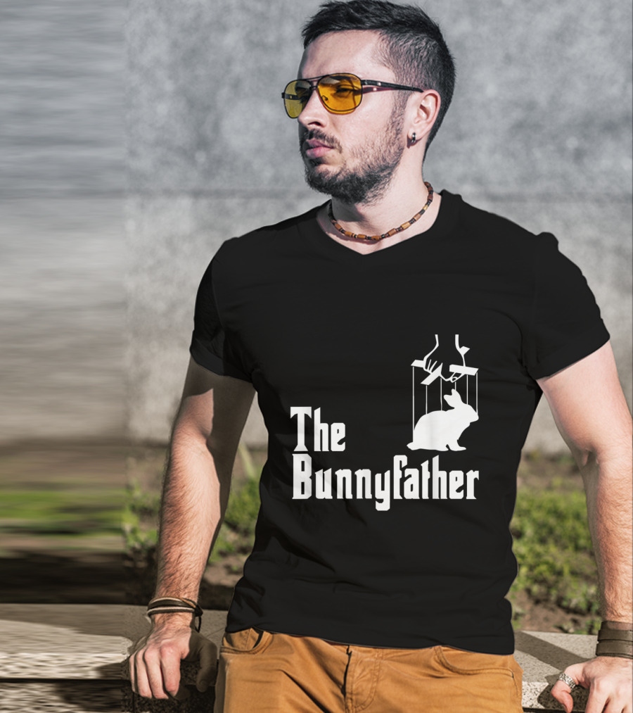 The Bunnyfather Funny Mens Rabbit T-Shirt