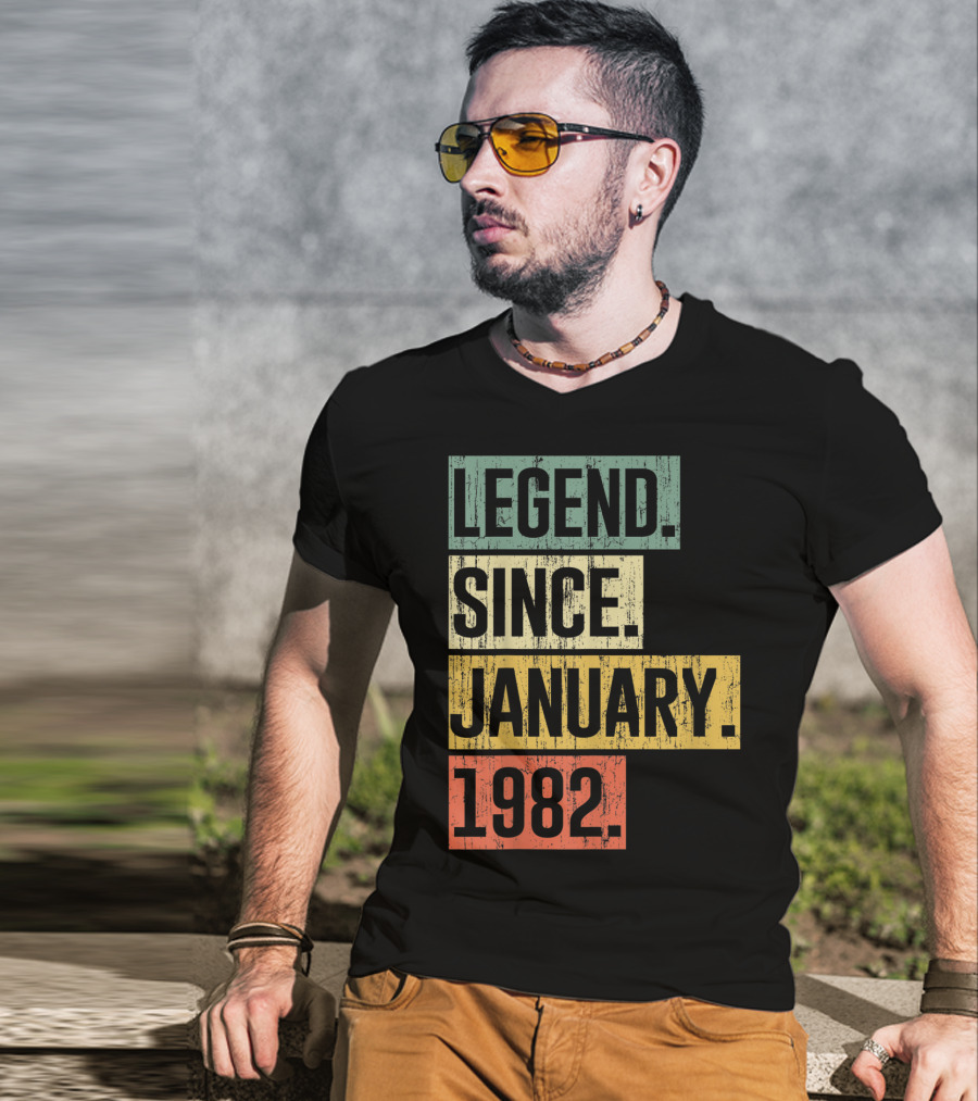 Legend Since January 1982 T-Shirt