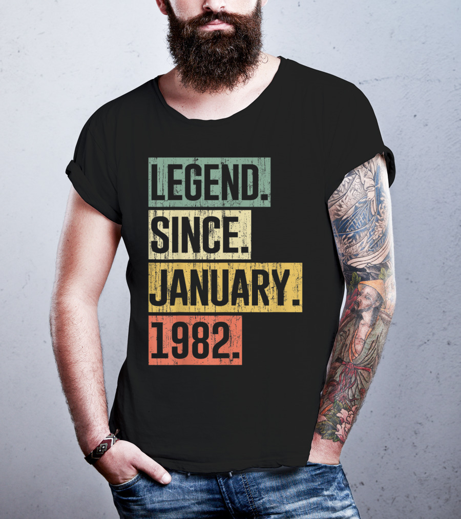 Legend Since January 1982 T-Shirt