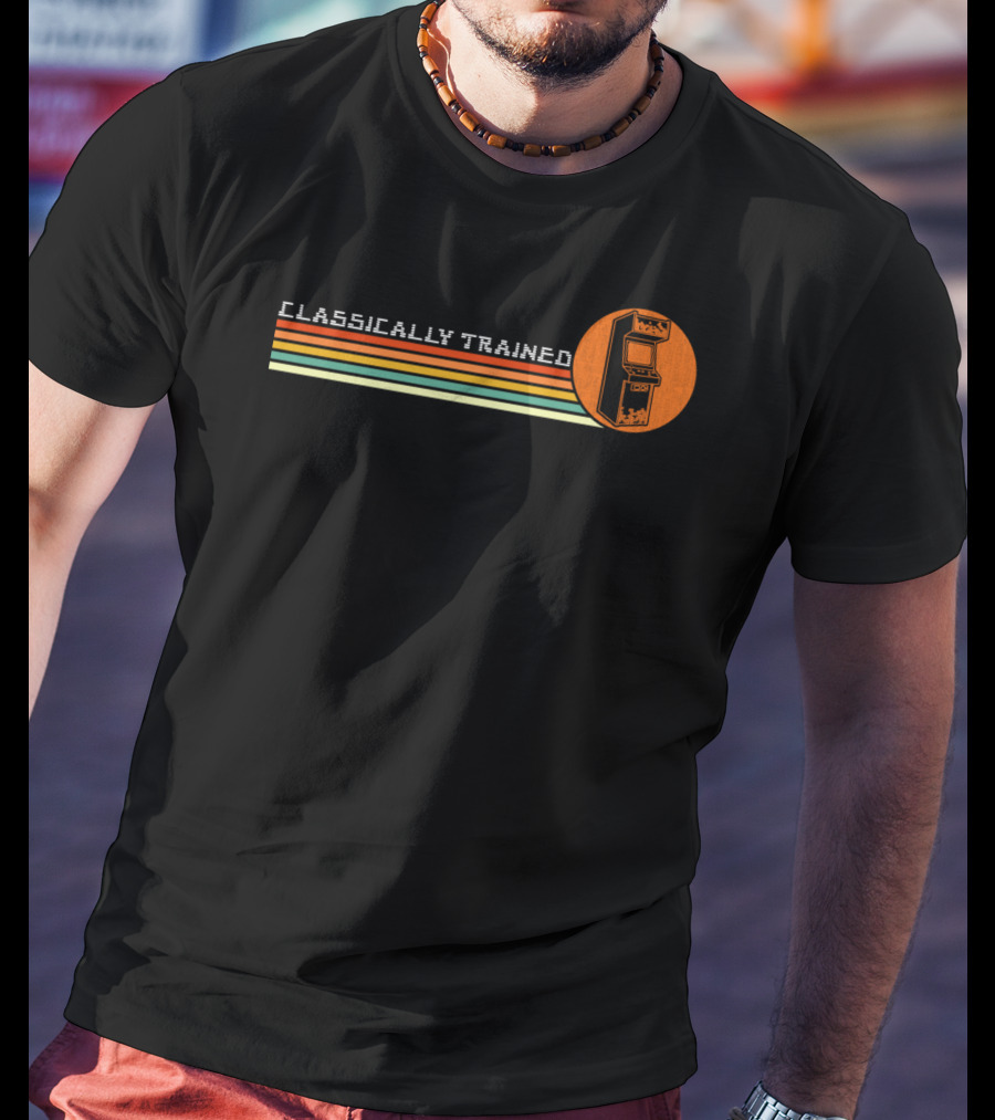 Classically Trained 80s Video Game Vintage Arcade T-Shirt