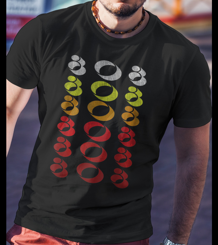 808 Drum Gradient Circles T-Shirt