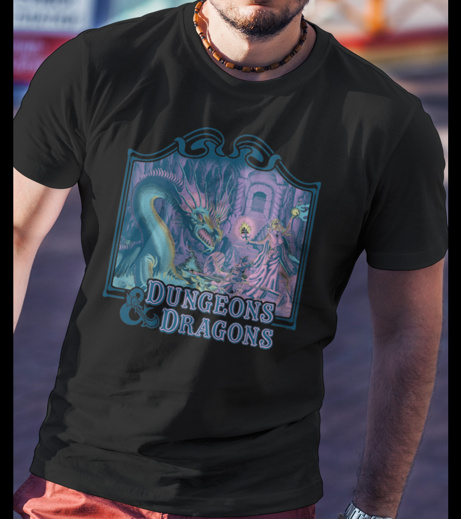 Dungeons Dragons Classic Basic Rule Fantasy Creature Encounter T-Shirt