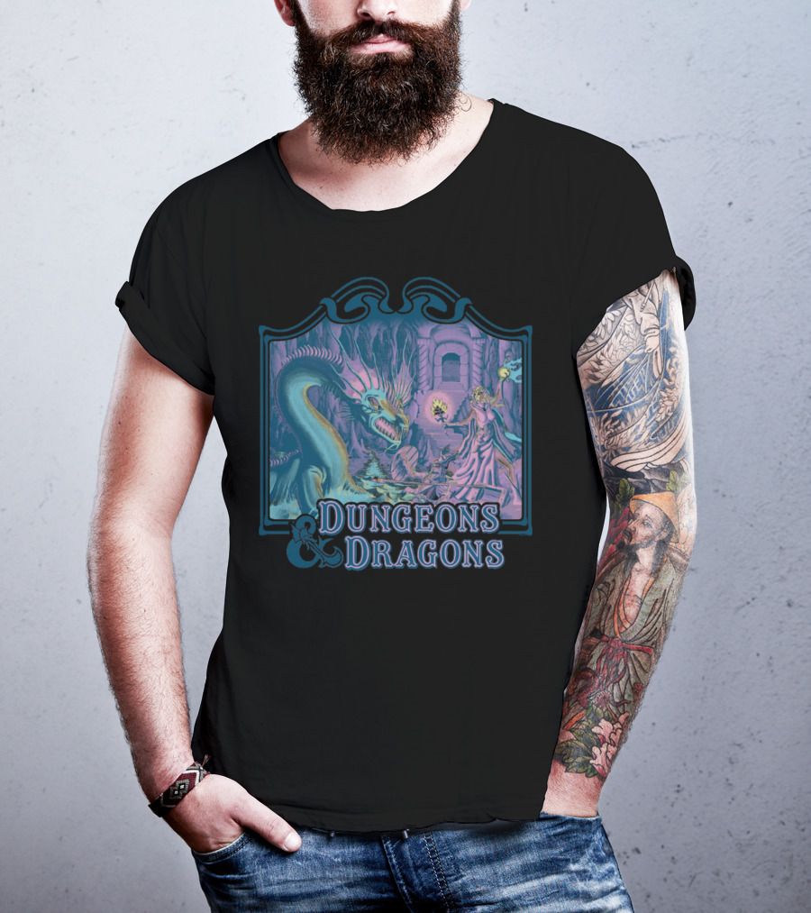 Dungeons Dragons Classic Basic Rule Fantasy Creature Encounter T-Shirt
