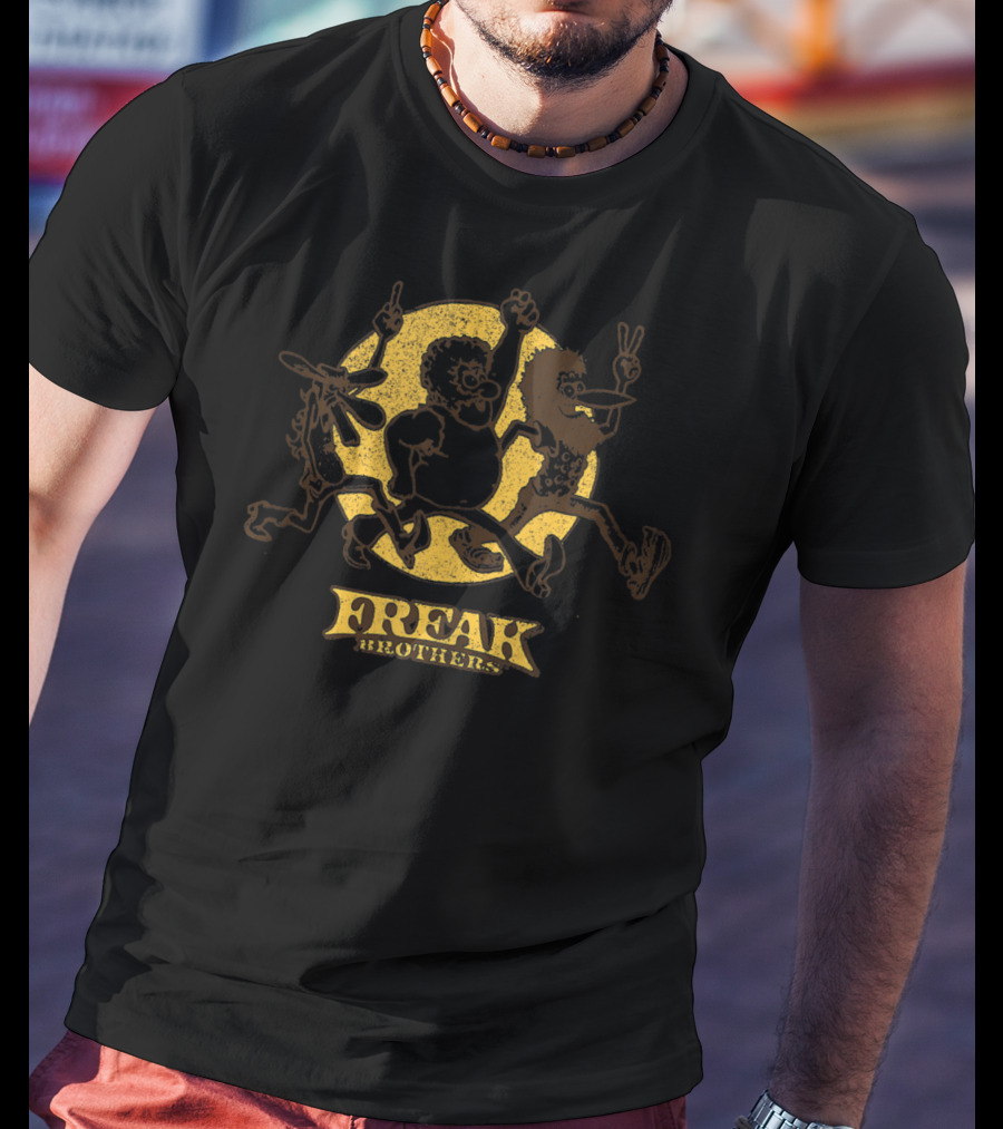 Freak Brothers Moonlit Silhouette Walk T-Shirt