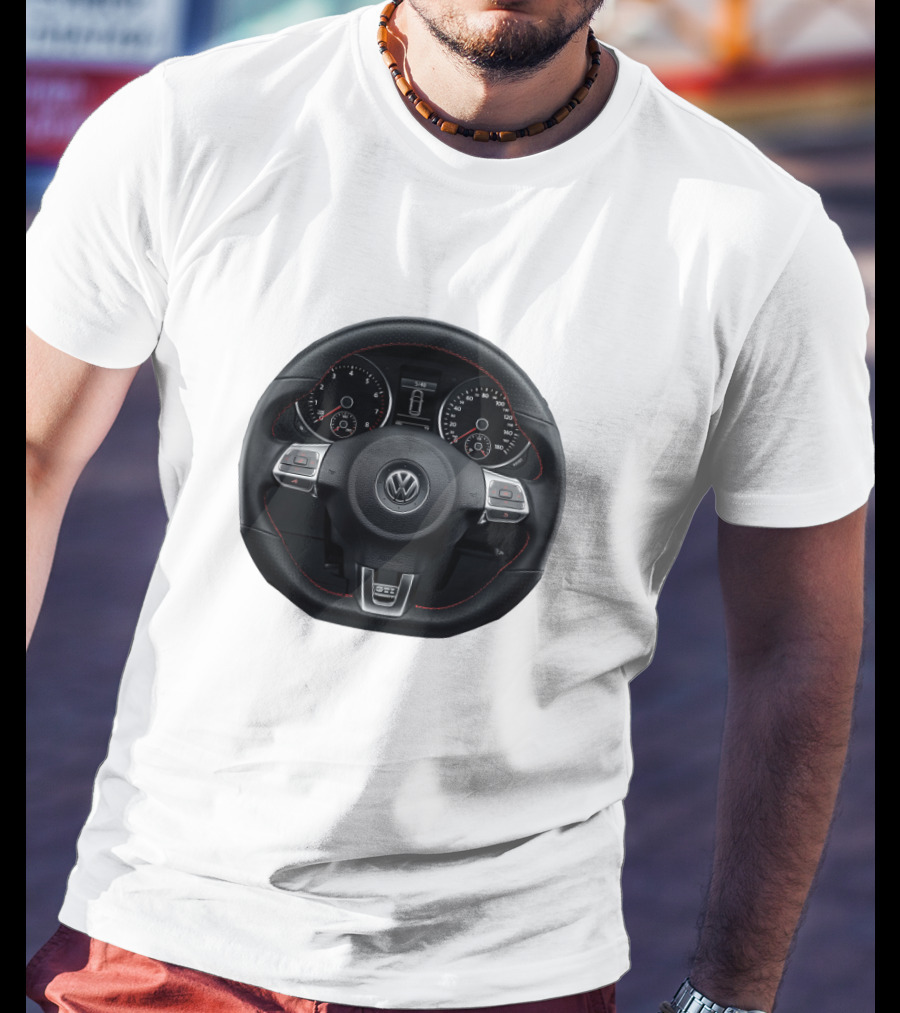 Volkswagen Steering Wheel Dashboard T-Shirt