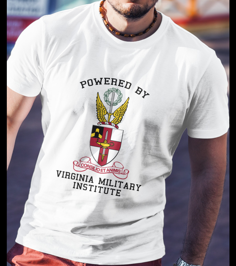 Powered By Virginia Military Institute Consilio Et Animis T-Shirt