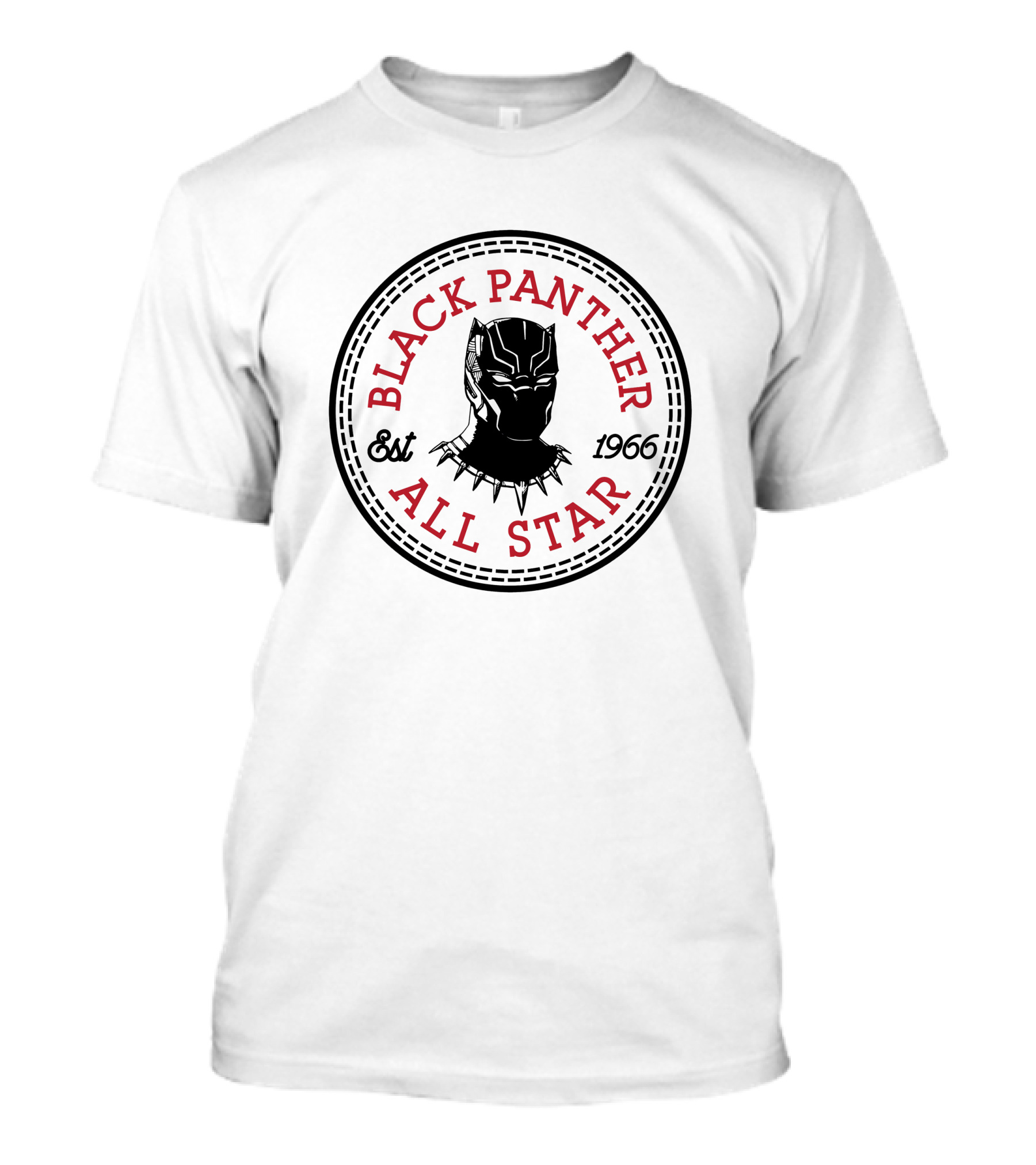 Black Panther All Star Est 1966 Converse T-Shirt