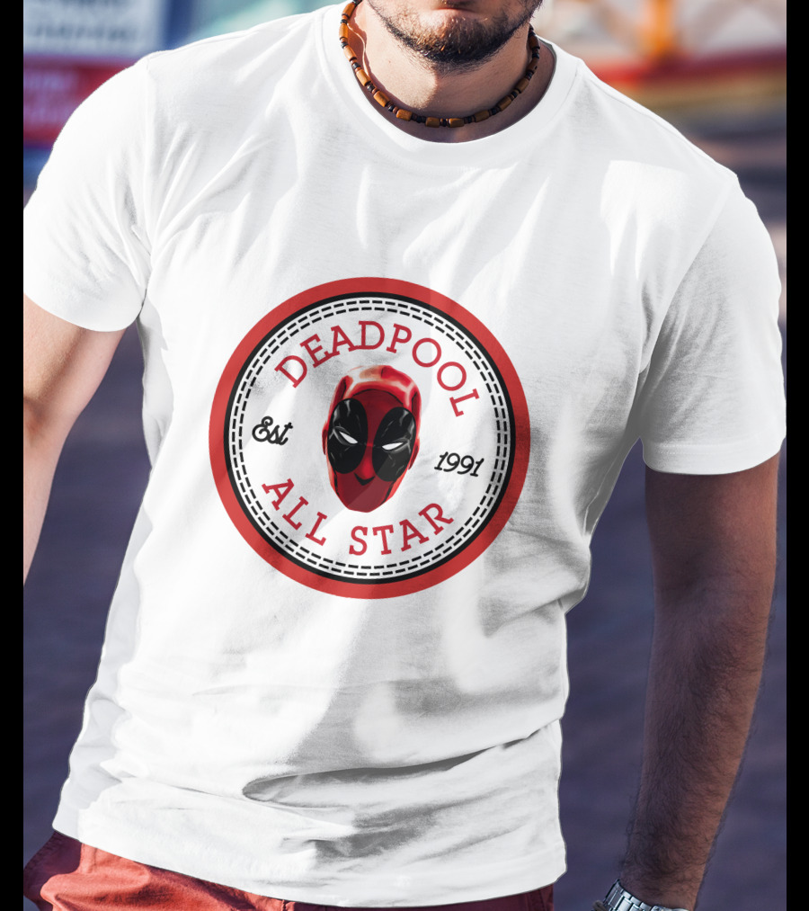 Deadpool All Star Est 1991 Converse T-Shirt
