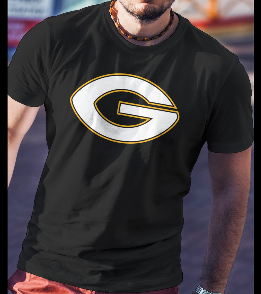 Green Bay Packers Football Oval G T-Shirt