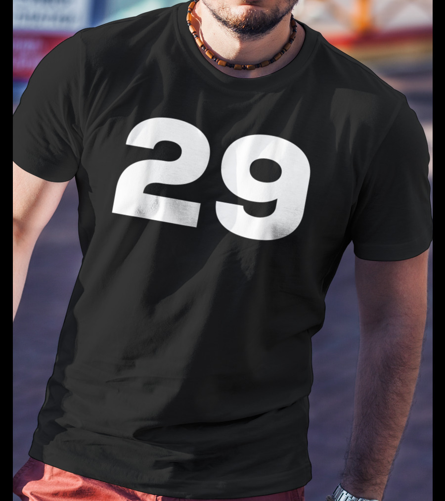 29 Number Jersey Style Sport Team Group Fan T-Shirt