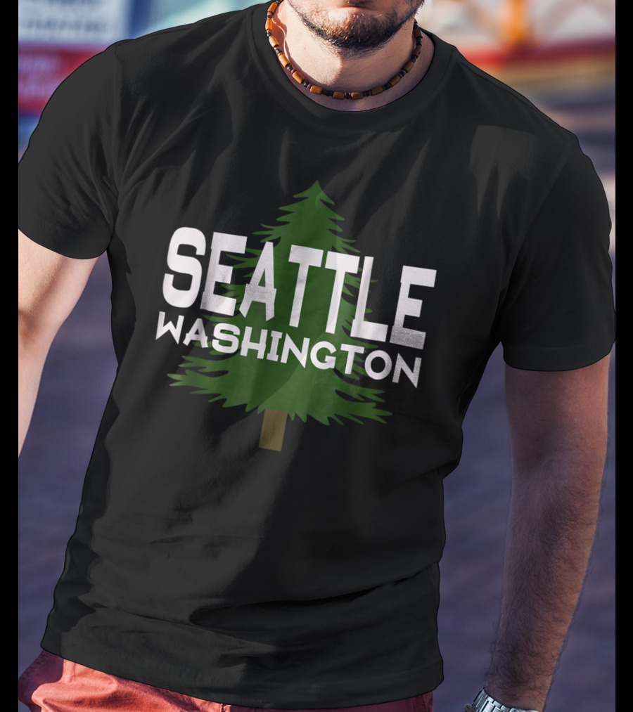 Seattle Washington Evergreen Tree Classic Wa T-Shirt