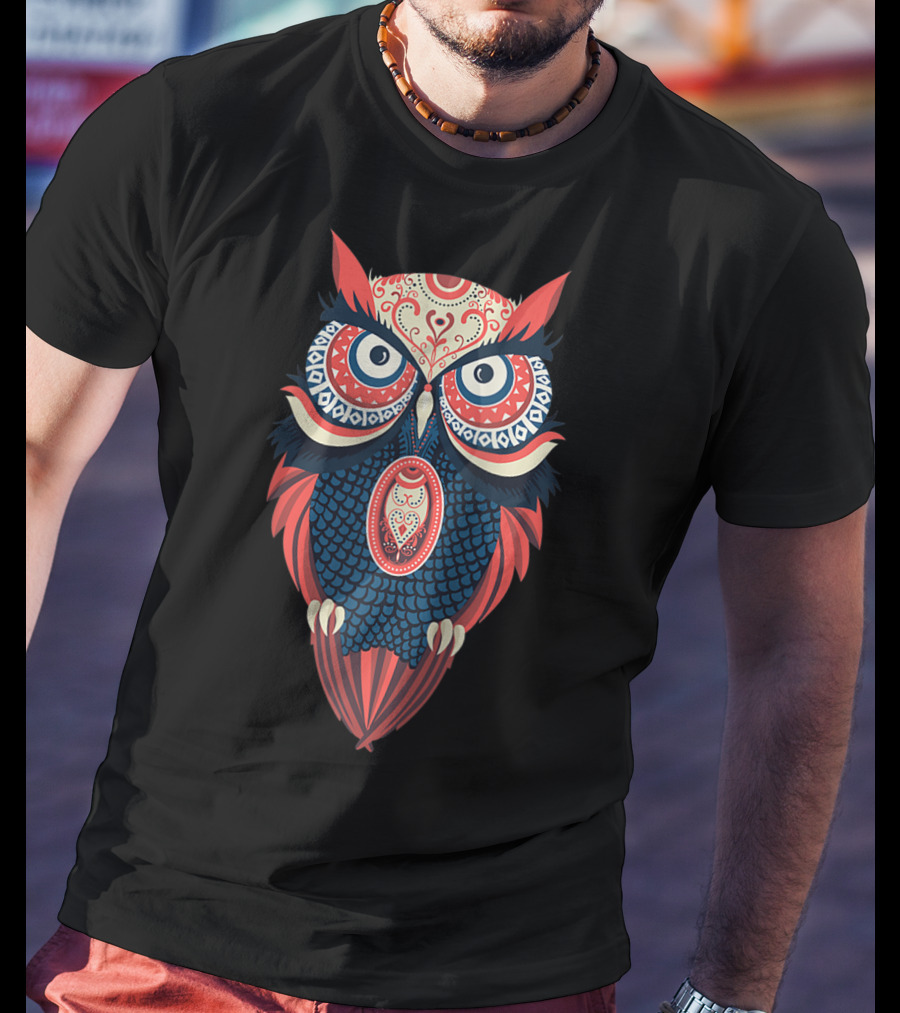 Spirit Animal Owl Folk T-Shirt