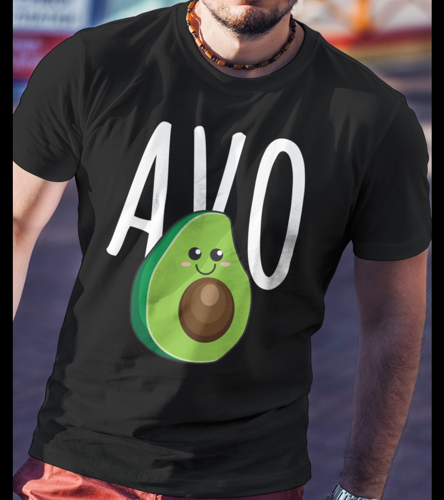 Avo Avocado Cute Vegan Couples Loves Matching T-Shirt