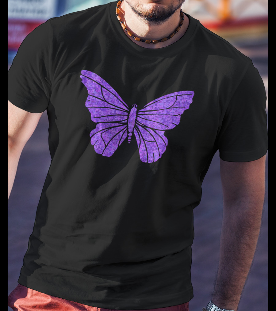 Butterfly Purple Lavender Wings T-Shirt
