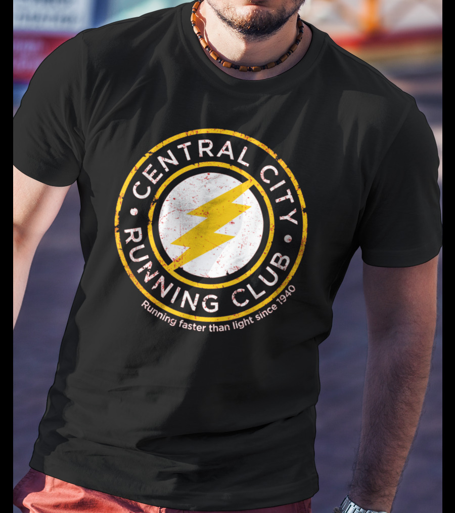 Central City Running Club Running Faster Than Light Since 1940 T-Shirt