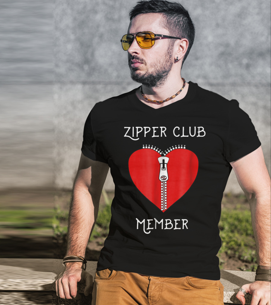 Zipper Club Member Heart Surgery Zipper T-Shirt