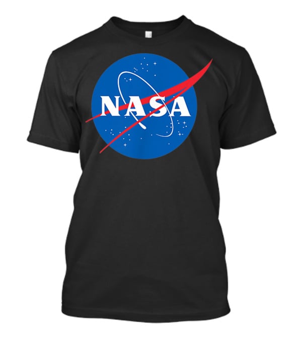 Nasa Officially Licensed NASA Worm Logo Space Badge T-Shirt