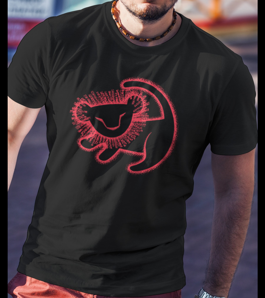 Disney Lion King Classic King Simba Red Lion T-Shirt