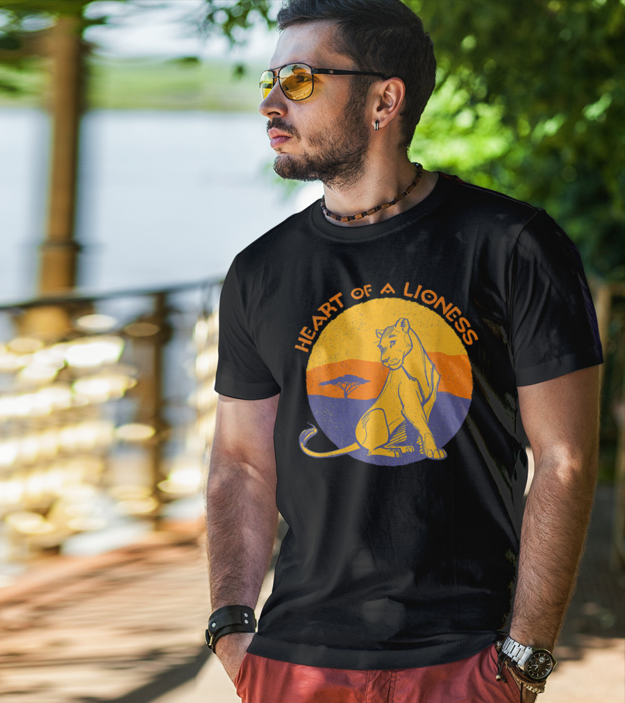 Disney Lion King Nala Heart Of A Lioness African Sunset T-Shirt