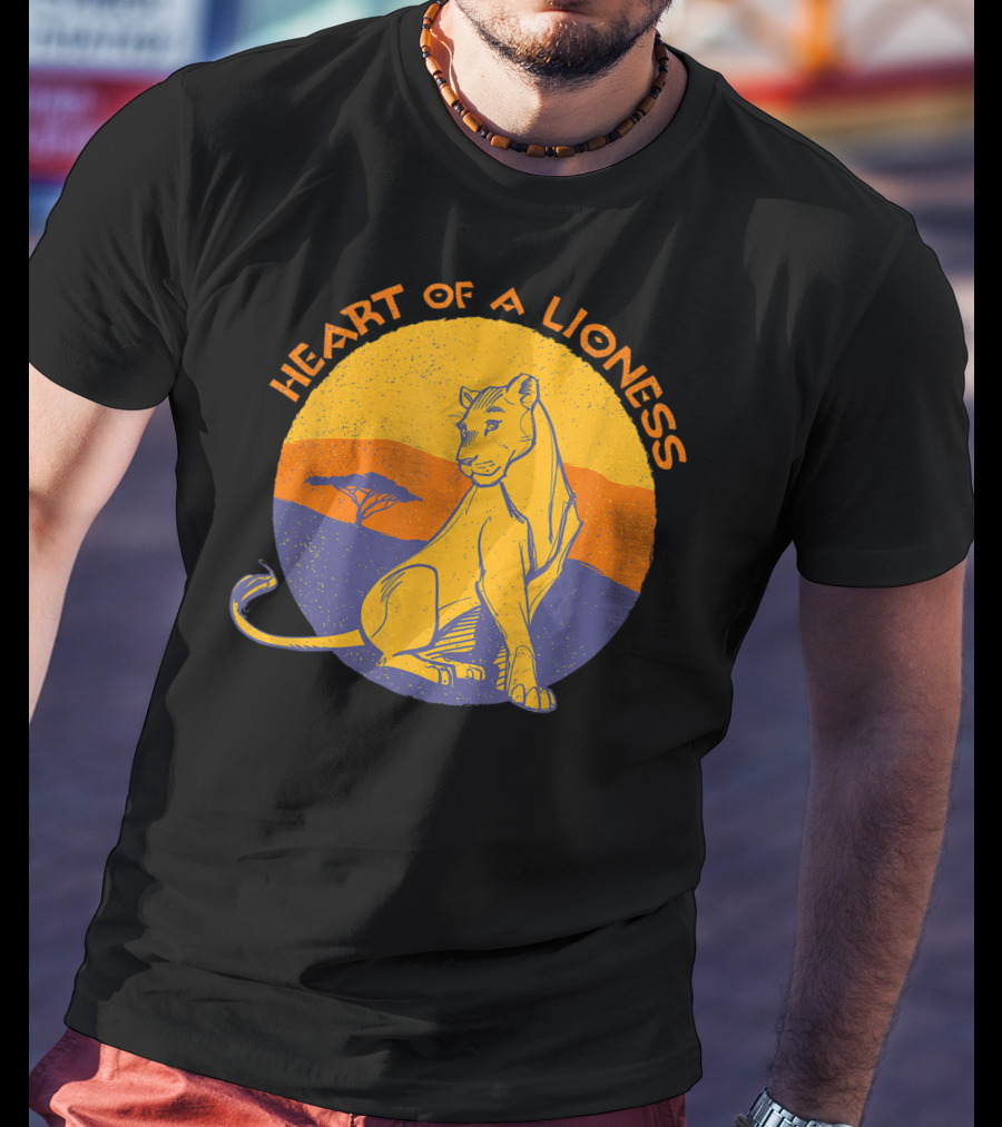 Disney Lion King Nala Heart Of A Lioness African Sunset T-Shirt