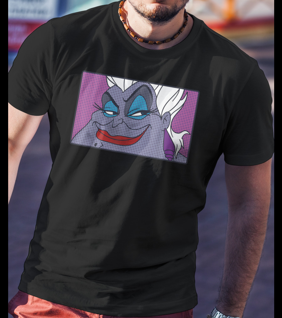 Disney Little Mermaid Ursula Pop Art Comic T-Shirt