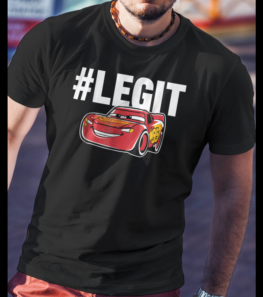 Legit Disney Pixar Cars 3 Lightning McQueen 95 T-Shirt