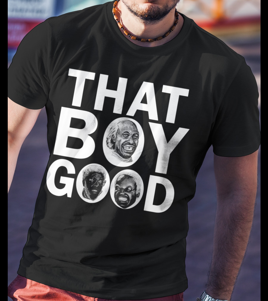 THAT BOY GOOD Vintage Comedy Icon Trio 80s Movie Reference T-Shirt