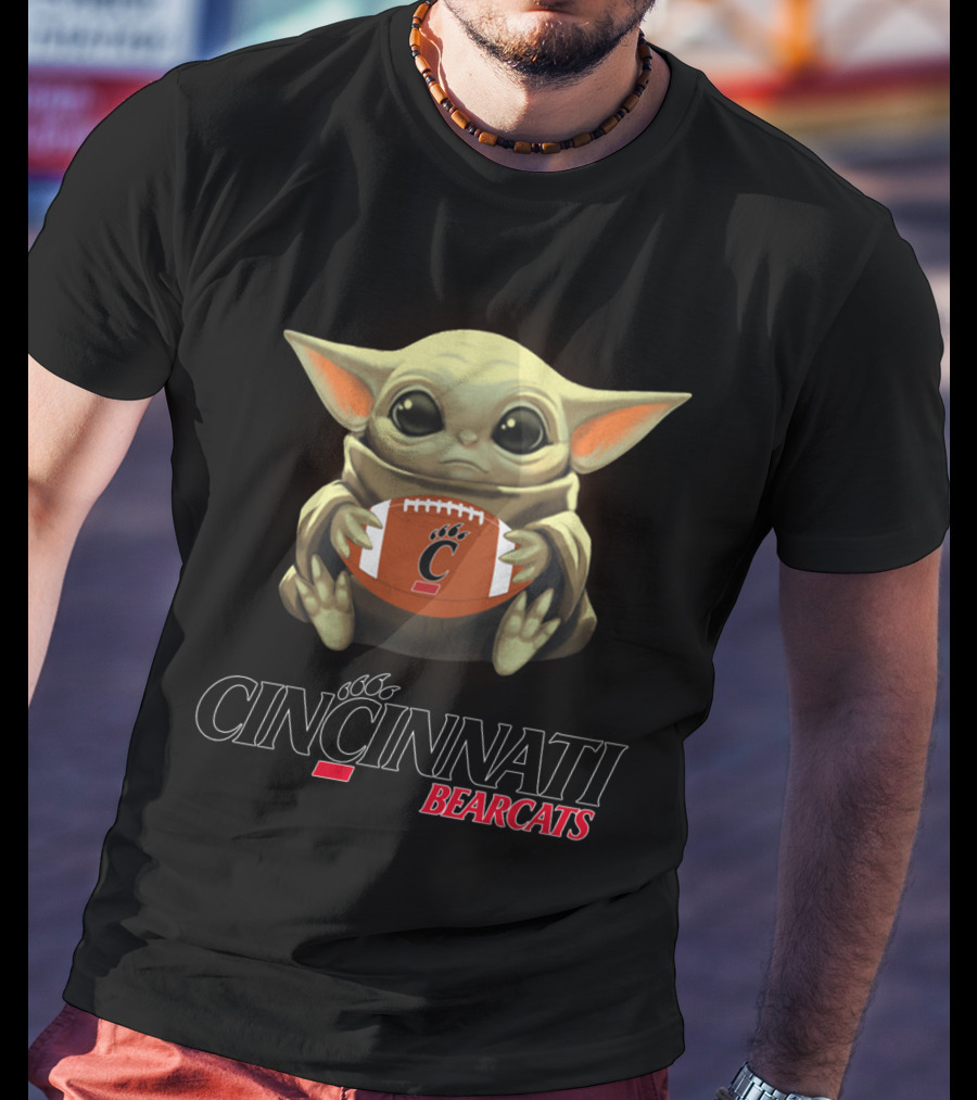 Cincinnati Bearcats Yoda Football Star Wars Fans T-Shirt
