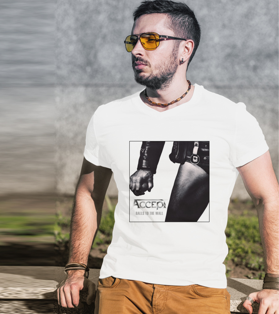 ACCEPT Balls To The Wall Classic Rock Album Cover Image T-Shirt