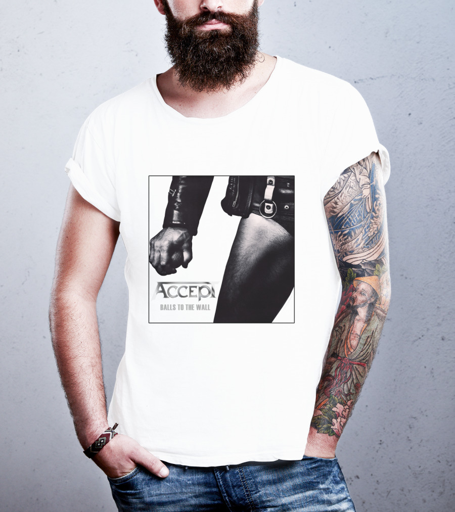 ACCEPT Balls To The Wall Classic Rock Album Cover Image T-Shirt