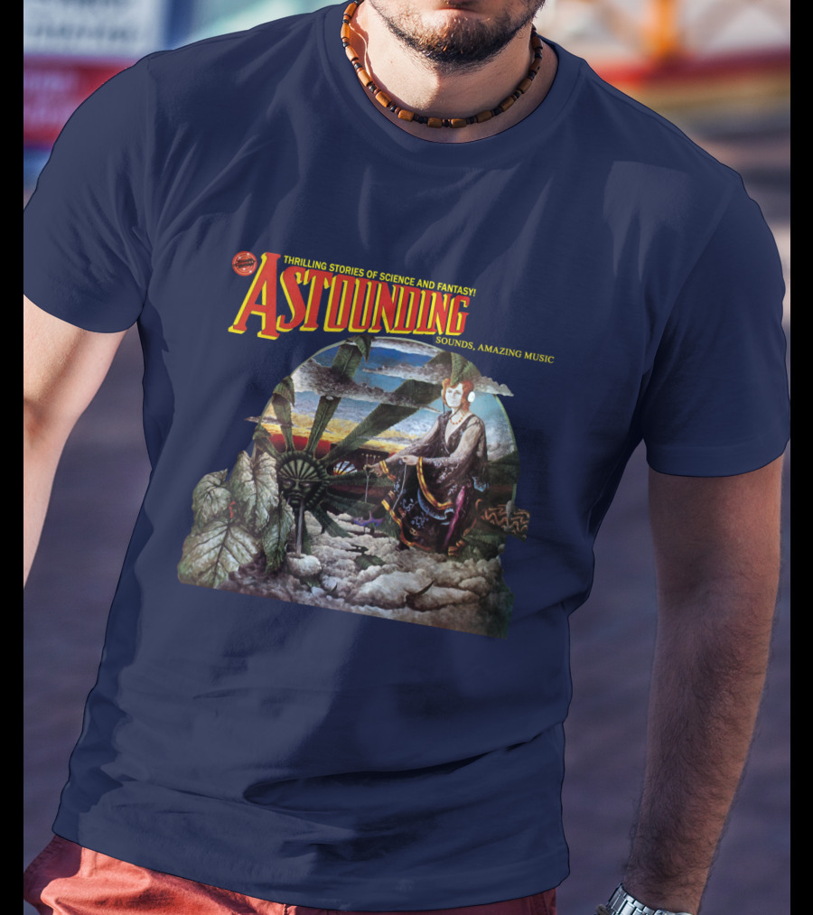 Thrilling Stories Of Science And Fantasy Astounding Sounds Amazing Music T-Shirt
