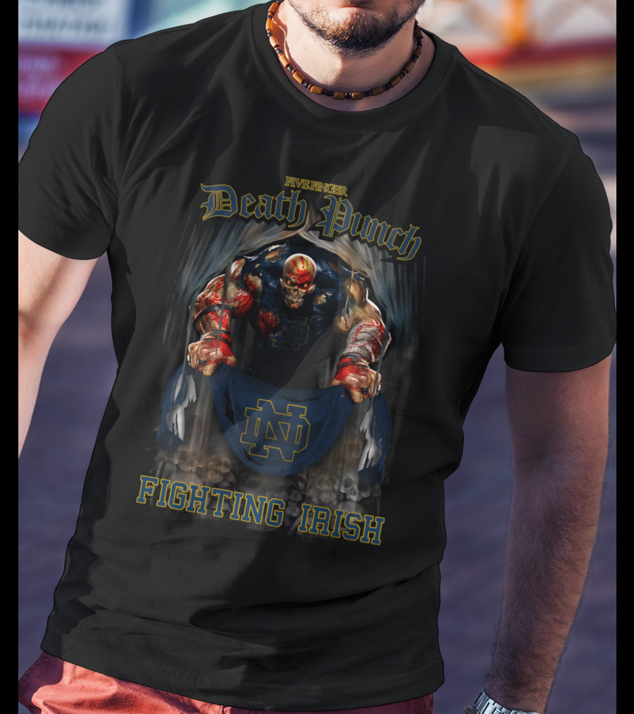 Five Finger Death Punch Notre Dame Fighting Irish T-Shirt