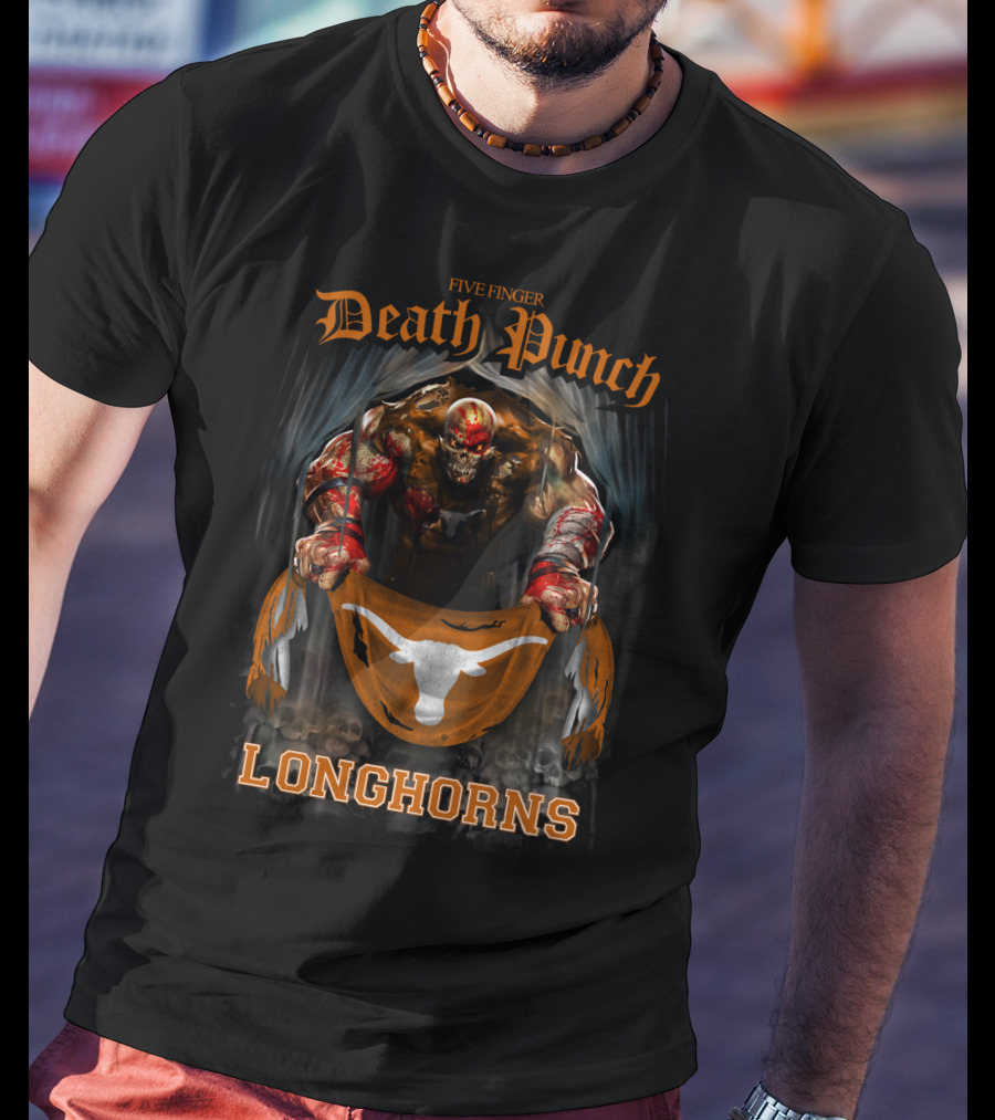 Five Finger Death Punch Longhorns T-Shirt
