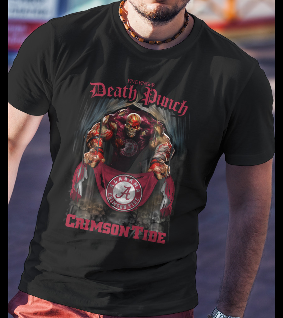 Five Finger Death Punch Alabama Crimson Tide T-Shirt