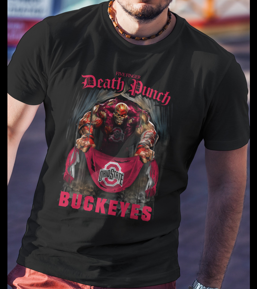 Five Finger Death Punch Ohio State Buckeyes T-Shirt