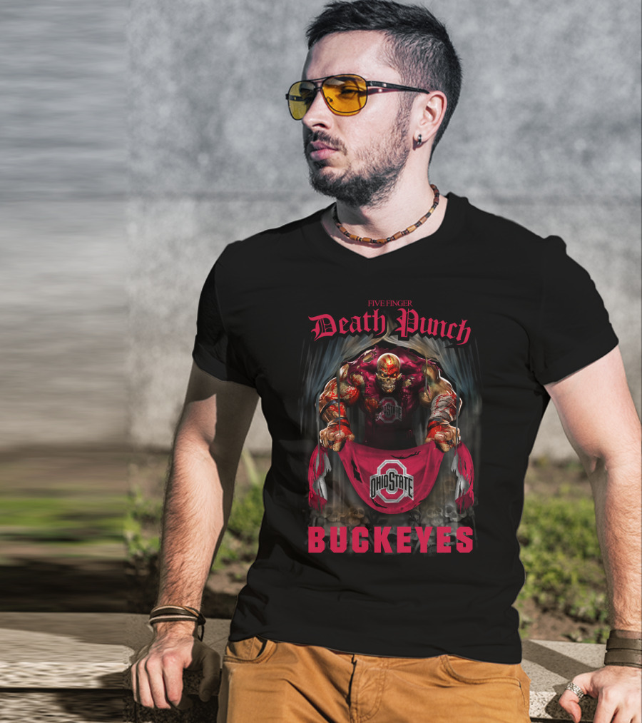 Five Finger Death Punch Ohio State Buckeyes T-Shirt