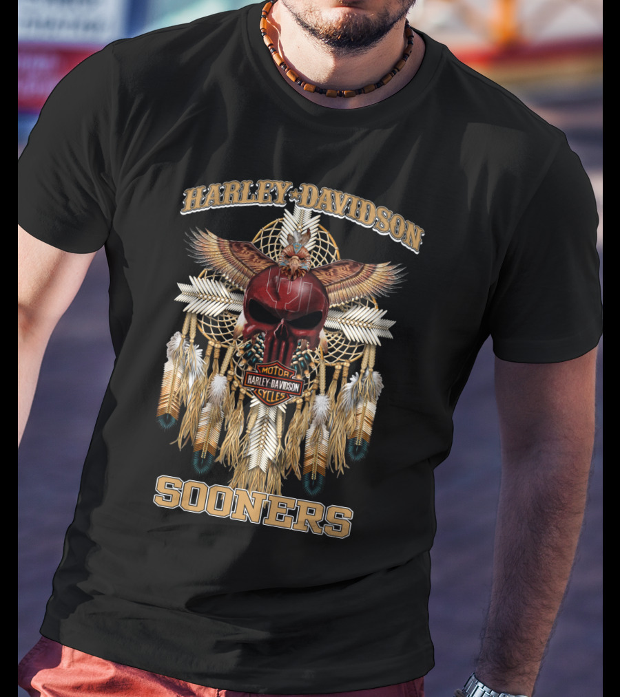 Harley Davidson Motor Cycles Sooners T-Shirt