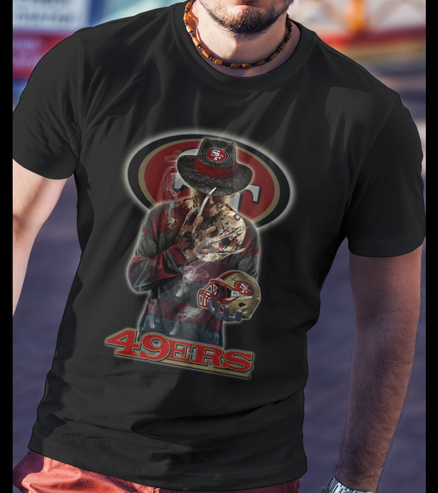 49ers Freddy Krueger San Francisco Football Fan T-Shirt